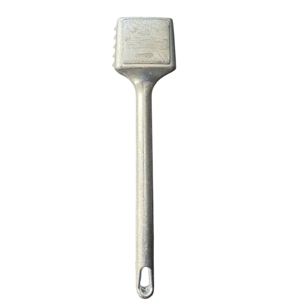 Vintage 3-Sided Heavy Aluminum Manual Meat Tenderizer Pallet Hammer 9